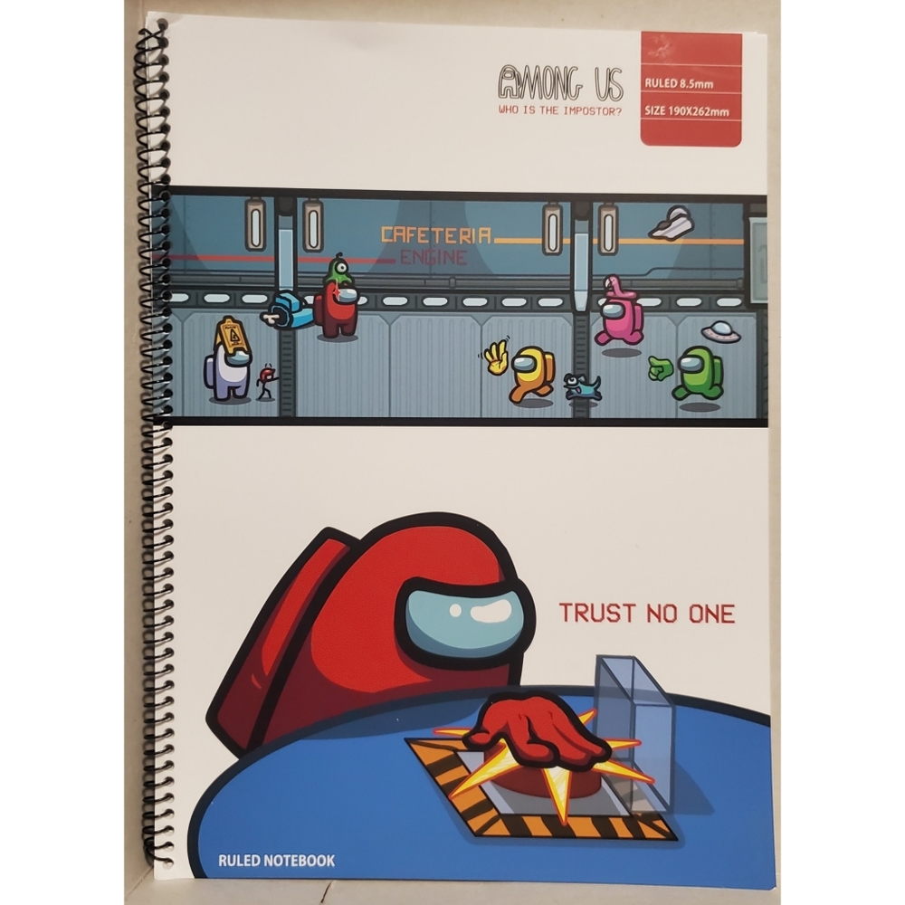 Among Us Ruled-paper Notebook